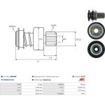 FREILAUFGETRIEBE, STARTER SD0058P FREILAUFGETRIEBE, STARTER SD0058P