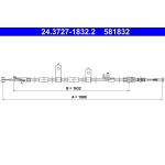 ATE Handbremsseil 24.3727-1832.2