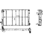 MAHLE Kühler, Motorkühlung CR 492 000S MAHLE Kühler, Motorkühlung CR 492 000S
