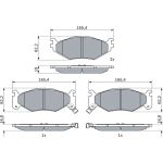 Bosch Bremsbelag 0 986 424 892 Bosch Bremsbelag 0 986 424 892
