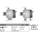 DENSO Generator DAN1015 DENSO Generator DAN1015
