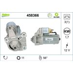 Valeo Anlasser 458366 Valeo Anlasser 458366