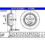 Bremsscheibe Db T.Vito 03 24.0110-0280.1 Bremsscheibe Db T.Vito 03 24.0110-0280.1