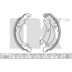 Bremsbacken Fiat Panda/500 03 2723727 Bremsbacken Fiat Panda/500 03 2723727