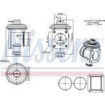 Nissens AGR-Ventil 98353 Nissens AGR-Ventil 98353