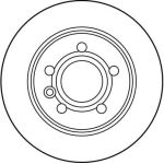 Bremsscheibe Vw T. Sharan 95- 268X10 DF2777 Bremsscheibe Vw T. Sharan 95- 268X10 DF2777