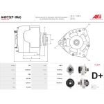 A4073(P-INA) AS-PL Lichtmaschine (Generator) A4073(P-INA)