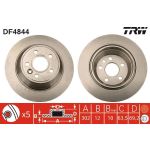Bremsscheibe Volvo T. S70/S90/V70 DF4844 Bremsscheibe Volvo T. S70/S90/V70 DF4844