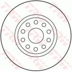 TRW Bremsscheibe DF2761 TRW Bremsscheibe DF2761