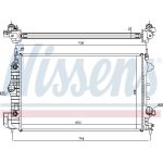 Nissens Wasserkühler PKW 63113A Nissens Wasserkühler PKW 63113A