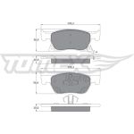 TOMEX brakes Bremsbelagsatz, Scheibenbremse TX 17-86