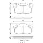 Bosch Bremsbelagsatz 0 986 461 149 Bosch Bremsbelagsatz 0 986 461 149