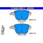 Bremsbelagsatz, Scheibenbremse 13.0460-2626.2 Bremsbelagsatz, Scheibenbremse 13.0460-2626.2
