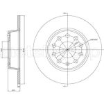 800-1248C Cifam Bremsscheibe Hinterachse 800-1248C 800-1248C Cifam Bremsscheibe Hinterachse 800-1248C