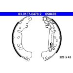 ATE Bremsbackensatz 03.0137-0478.2 ATE Bremsbackensatz 03.0137-0478.2