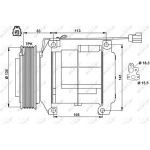 NRF Kompressor 32881 NRF Kompressor 32881