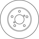 TRW Bremsscheibe DF4013 TRW Bremsscheibe DF4013