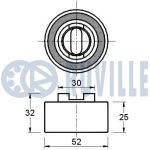 Spannrolle, Zahnriemen 57020 Spannrolle, Zahnriemen 57020