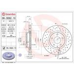 BREMBO Bremsscheibe 09.C652.1X BREMBO Bremsscheibe 09.C652.1X