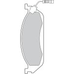 Valeo Bremsbelagsatz 598442 Valeo Bremsbelagsatz 598442