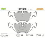301386 Valeo Bremsbelagsatz 301386 301386 Valeo Bremsbelagsatz 301386