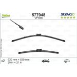 VALEO Silencio Flat Blade Set 577948 VALEO Silencio Flat Blade Set 577948