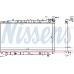 Nissens Wasserkühler PKW 629731 Nissens Wasserkühler PKW 629731