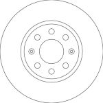 Bremsscheibe Fiat P. Grande Punto 0,9-1,4 05 DF4796 Bremsscheibe Fiat P. Grande Punto 0,9-1,4 05 DF4796