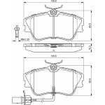 Bosch Bremsbelagsatz 0 986 424 672 Bosch Bremsbelagsatz 0 986 424 672