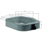 MAHLE Luftfilter LX 990 MAHLE Luftfilter LX 990
