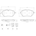 BREMBO Bremsklötze VA P 61 128 BREMBO Bremsklötze VA P 61 128
