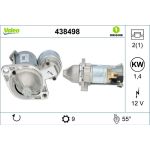 Valeo Anlasser 438498 Valeo Anlasser 438498