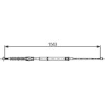 Handbremsseil 1987482735 Handbremsseil 1987482735