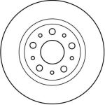 Bremsscheibe Alfa S. 166 2.0-3 DF2762 Bremsscheibe Alfa S. 166 2.0-3 DF2762