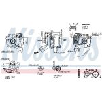 NISSENS Turbolader 93501 NISSENS Turbolader 93501