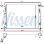 Nissens Wasserkühler PKW 66674 Nissens Wasserkühler PKW 66674