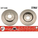Bremsscheibe Db P. W124 280 DF1598 Bremsscheibe Db P. W124 280 DF1598