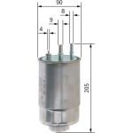Bosch Kraftstofffilter F 026 402 076 Bosch Kraftstofffilter F 026 402 076