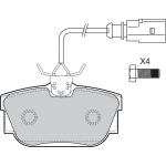 VALEO Bremsbeläge 598650