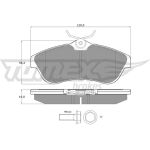 TOMEX brakes Bremsbelagsatz, Scheibenbremse TX 13-29 TOMEX brakes Bremsbelagsatz, Scheibenbremse TX 13-29