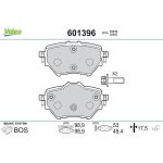 VALEO Bremsbeläge 601396 VALEO Bremsbeläge 601396