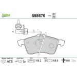 VALEO Bremsbeläge 598676 VALEO Bremsbeläge 598676
