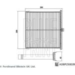 Filter, Innenraumluft ADBP250039 Filter, Innenraumluft ADBP250039