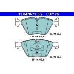 Bremsbelagsatz Bmw S. 5 03-10 Keramik 13.0470-7176.2 Bremsbelagsatz Bmw S. 5 03-10 Keramik 13.0470-7176.2