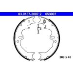 ATE Bremsbacken 03.0137-3007.2 ATE Bremsbacken 03.0137-3007.2