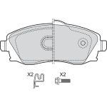 Valeo Bremsbelagsatz 598456 Valeo Bremsbelagsatz 598456
