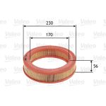 Valeo Luftfilter 585650 Valeo Luftfilter 585650