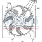 Nissens Kühlerlüfter PKW 85034 Nissens Kühlerlüfter PKW 85034