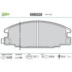 VALEO Bremsbeläge 598020 VALEO Bremsbeläge 598020