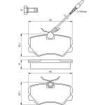 0 986 492 090 Bosch Bremsbelagsatz 0 986 492 090 0 986 492 090 Bosch Bremsbelagsatz 0 986 492 090
